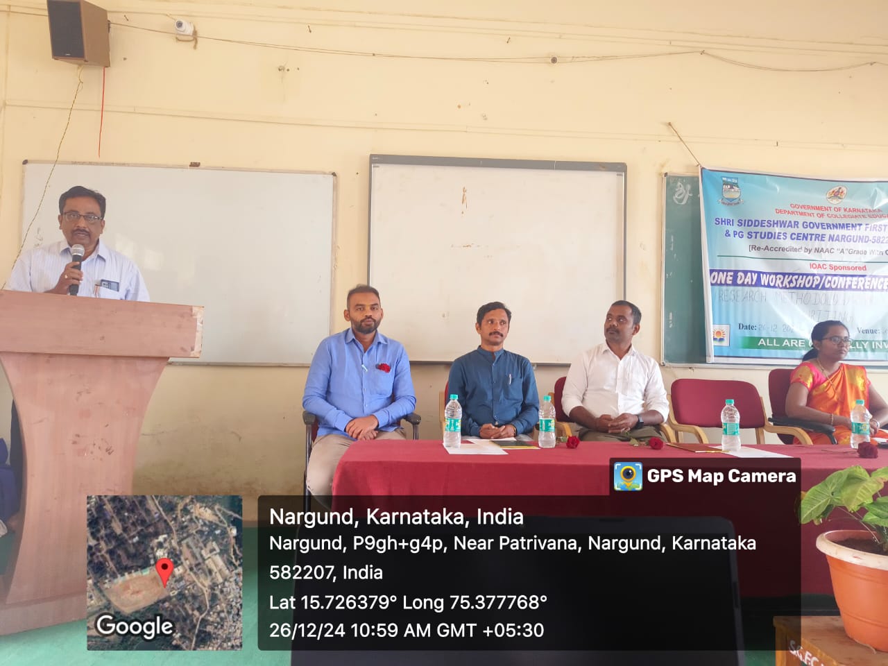 Workshop at Shri Siddeshwara Government First Grade College and PG Study Centre, Nargund photo 1
