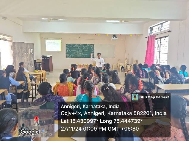 Special Lecture at Government First Grade College (GFGC) Annigeri photo 2