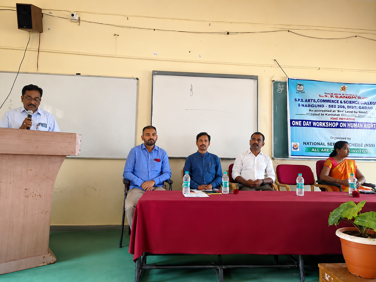 Workshop at Shri Siddeshwara Government First Grade College and PG Study Centre, Nargund photo 1