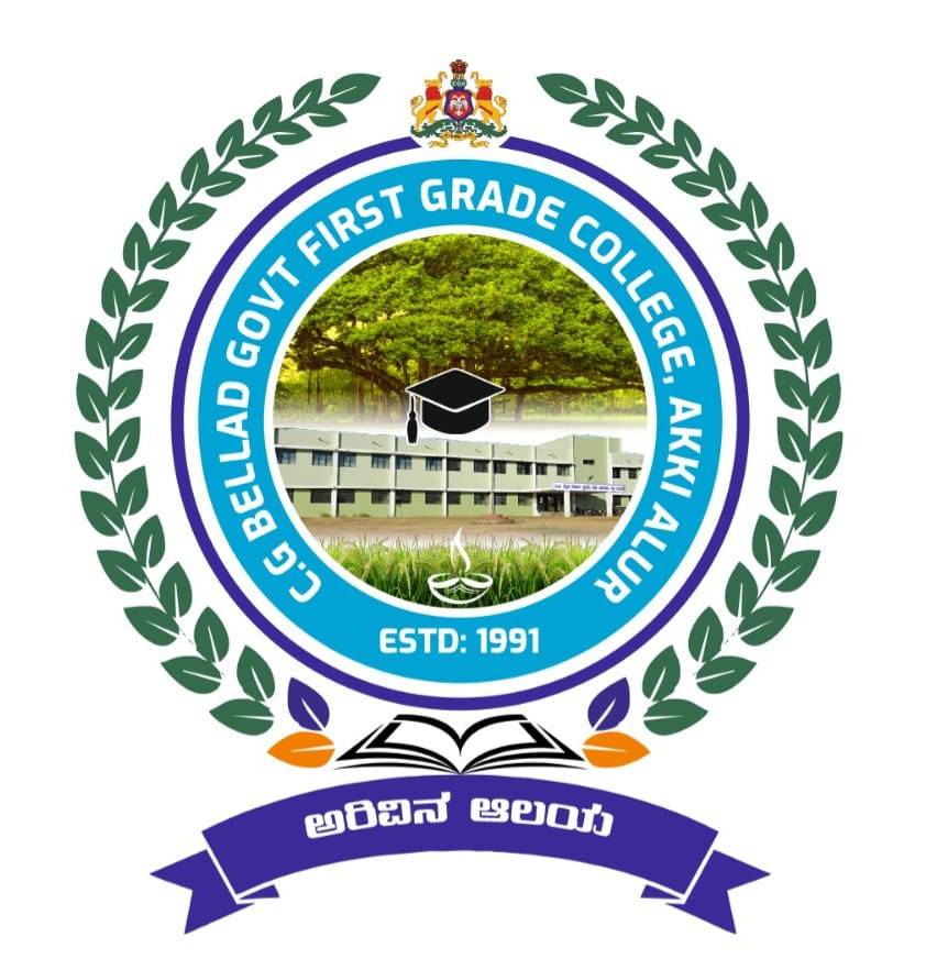 C. G. Bellad Government First Grade College Akkialur logo